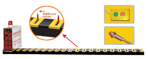 巴中巴州区V3嵌入式闯岗自动扎胎器/阻车器